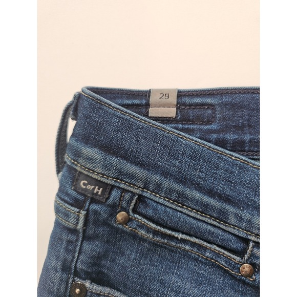 Citizens of Humanity Emmanuelle Slim Boot Jeans 29 Dark Wash Mid Rise Designer - Picture 4 of 10